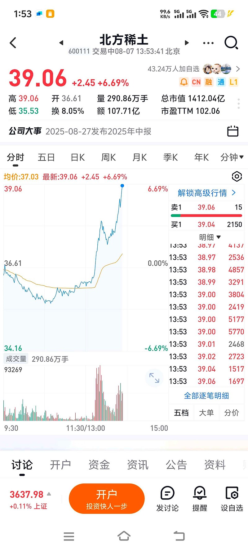 包钢稀土股票(包钢稀土股票分析)
