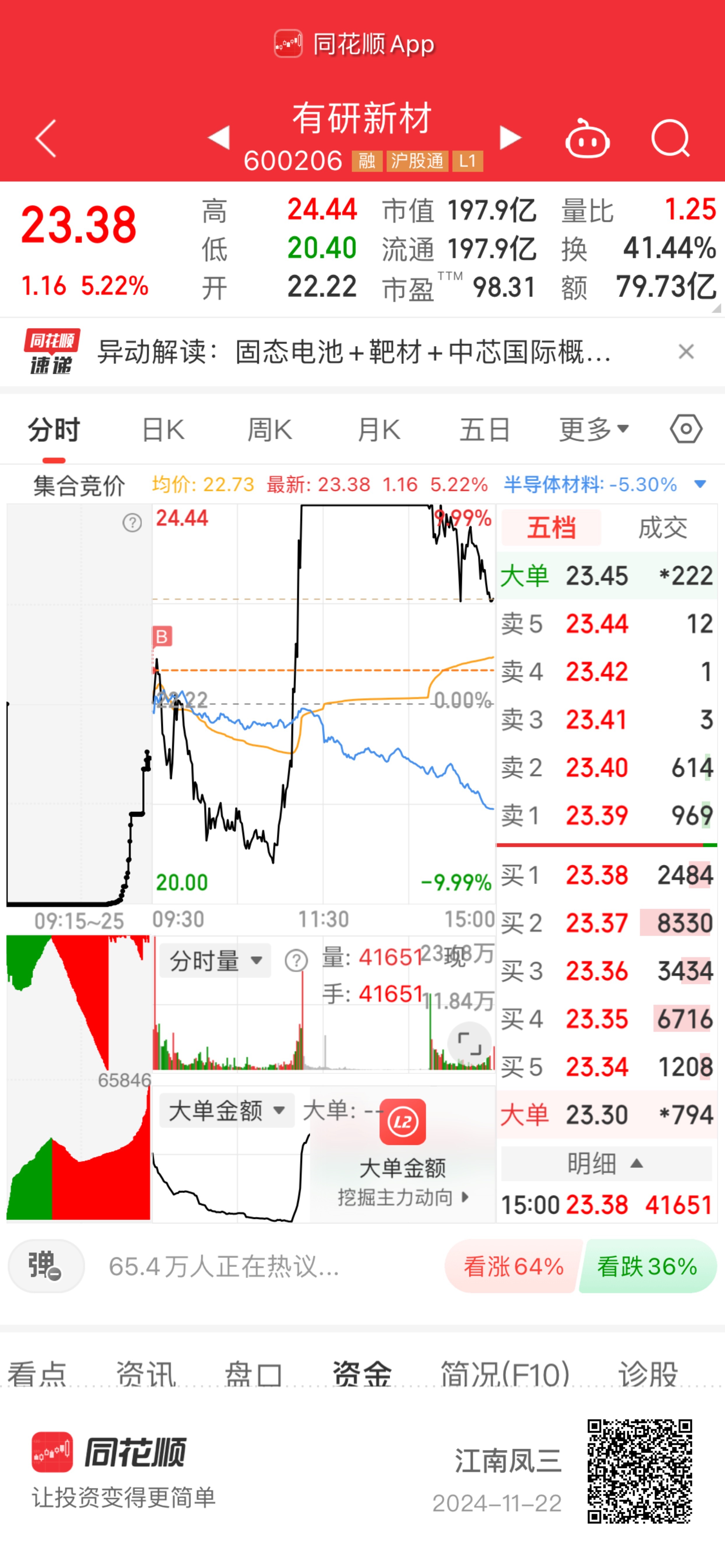 扬子新材股票(扬子新材股票还能涨吗)